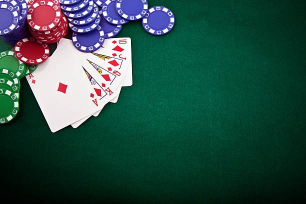 Texas Poker table interface on jelas777 link showing hole cards and community cards